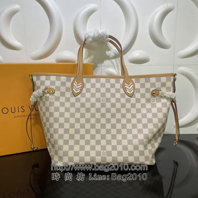 Louis Vuitton新款女包 N50047 路易威登Neverfull经典手袋 LV编织皮革肩带购物袋手提包妈咪包  ydh4201